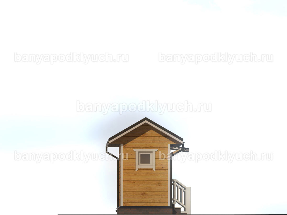 Баня из бруса 4x2 м Баня из бруса 4x2 м