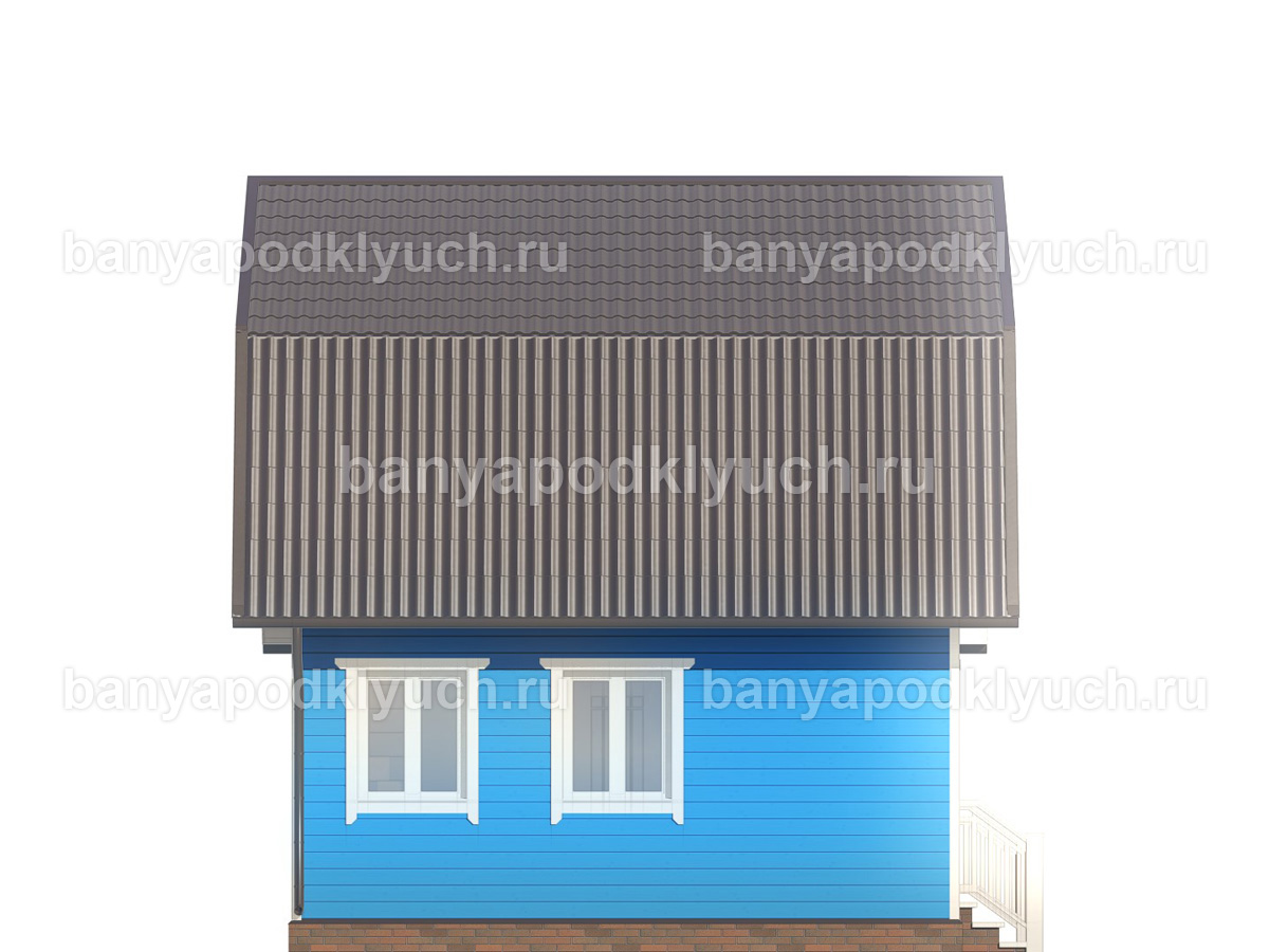 Каркасная баня 6x6 м Каркасная баня 6x6 м